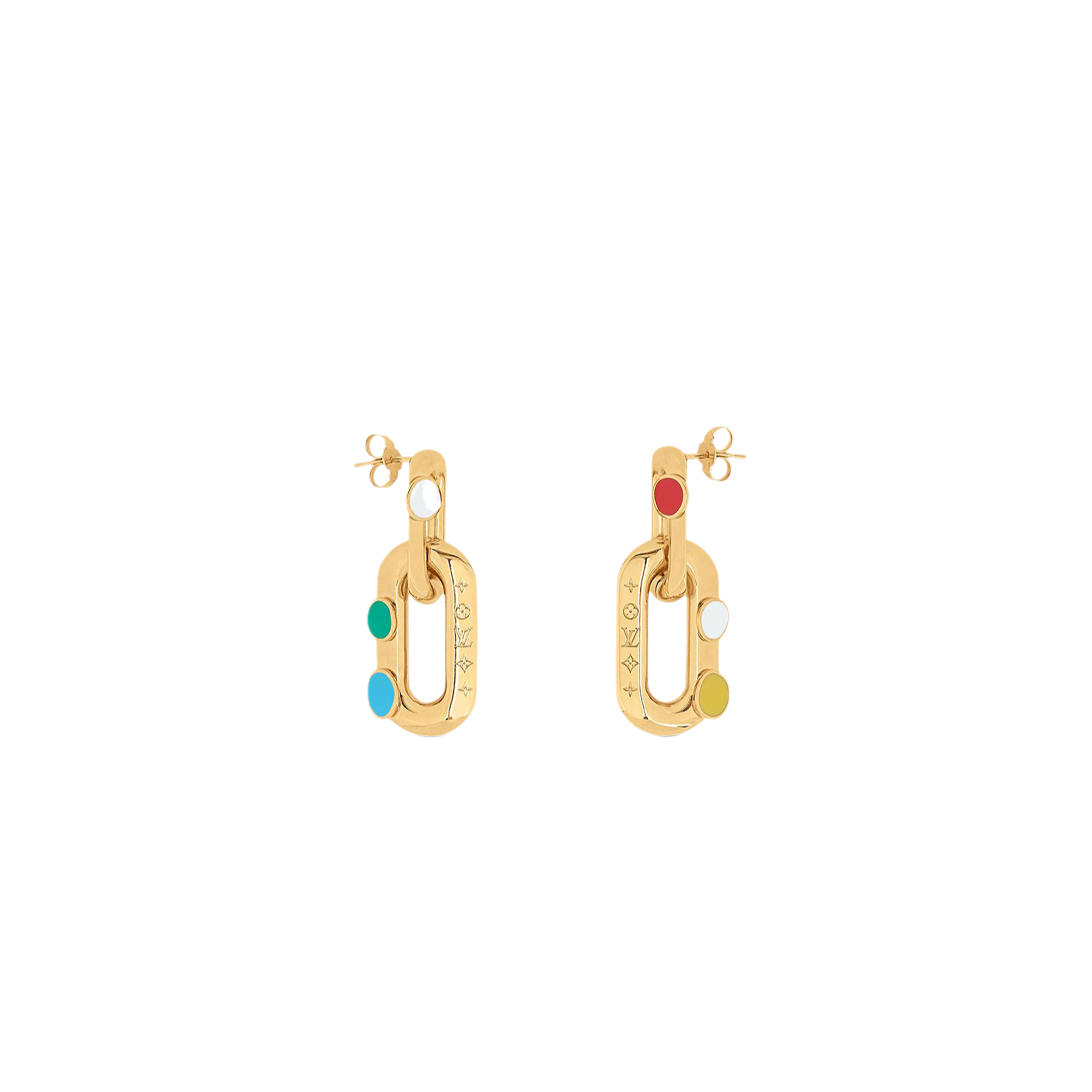 l**is V*t*n x yayoi kusama lv edge earrings m01065